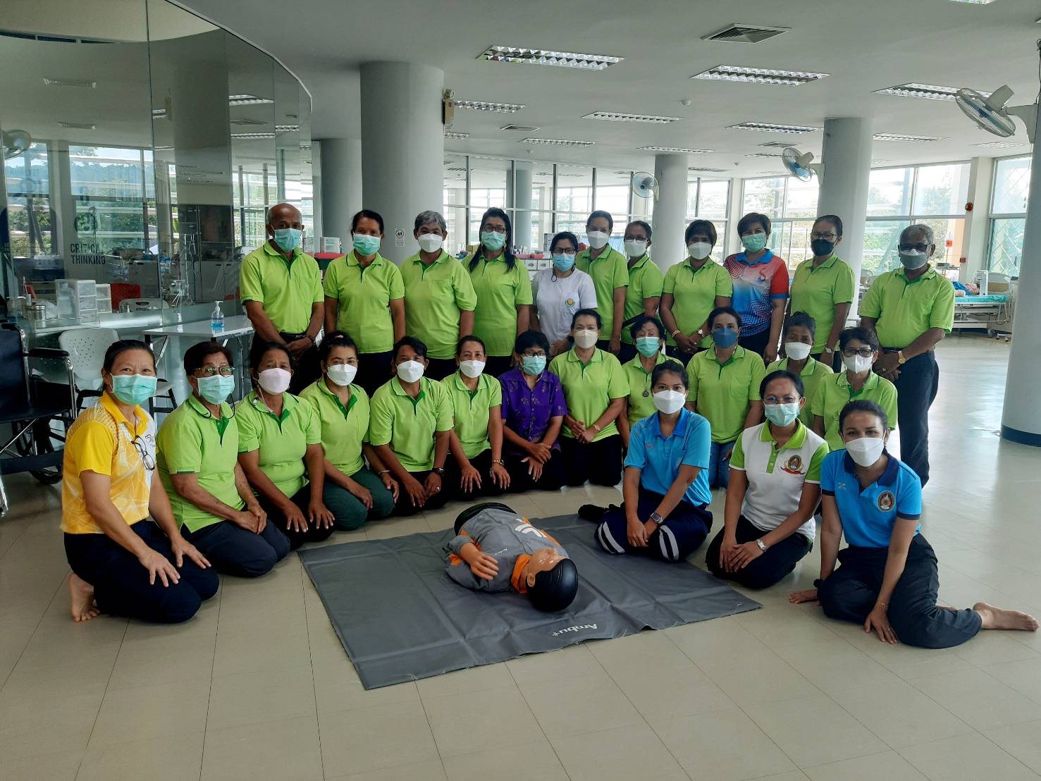 คบว.ร่วมกับคณะพยาบาลศาสตร์ด้วยการสร้างเสริมสุขภาพผู้สูงอายุในเขตตำบลขุนทะเล