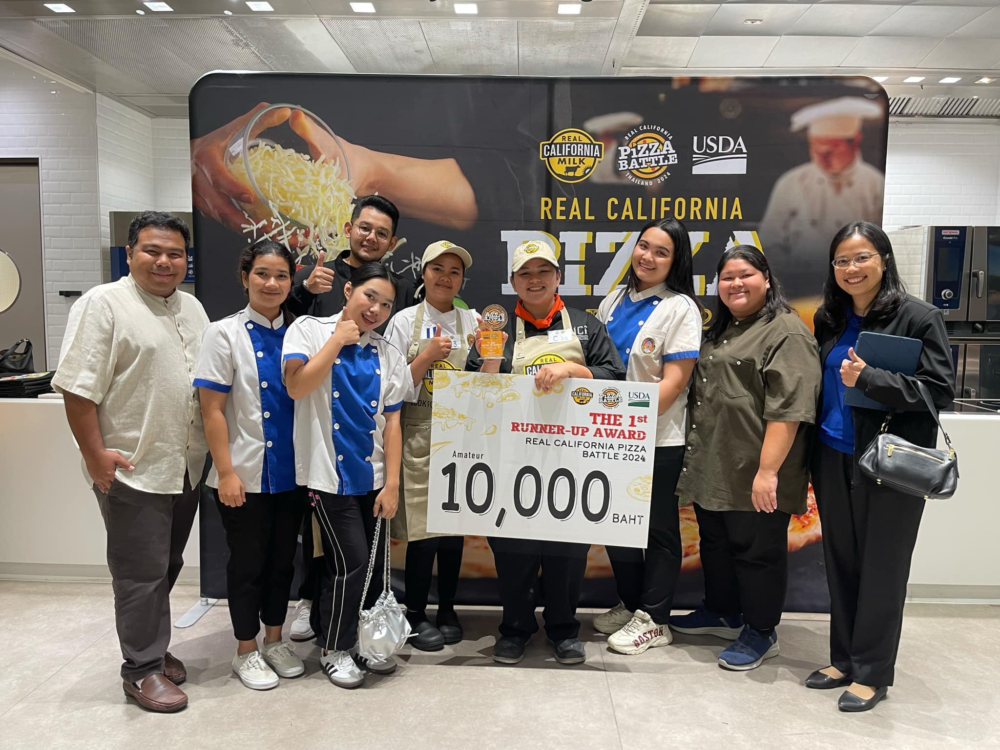 TICA คว้ารองชนะเลิศ Real California Pizza Battle 2024