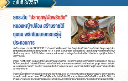 ยกระดับ “ปลาดุกฟูผัดพริกขิง”หนองหญ้าปล้อง สร้างรายได้ชุมชน พลิกโฉมเกษตรกรสู่ผู้ประกอบการ