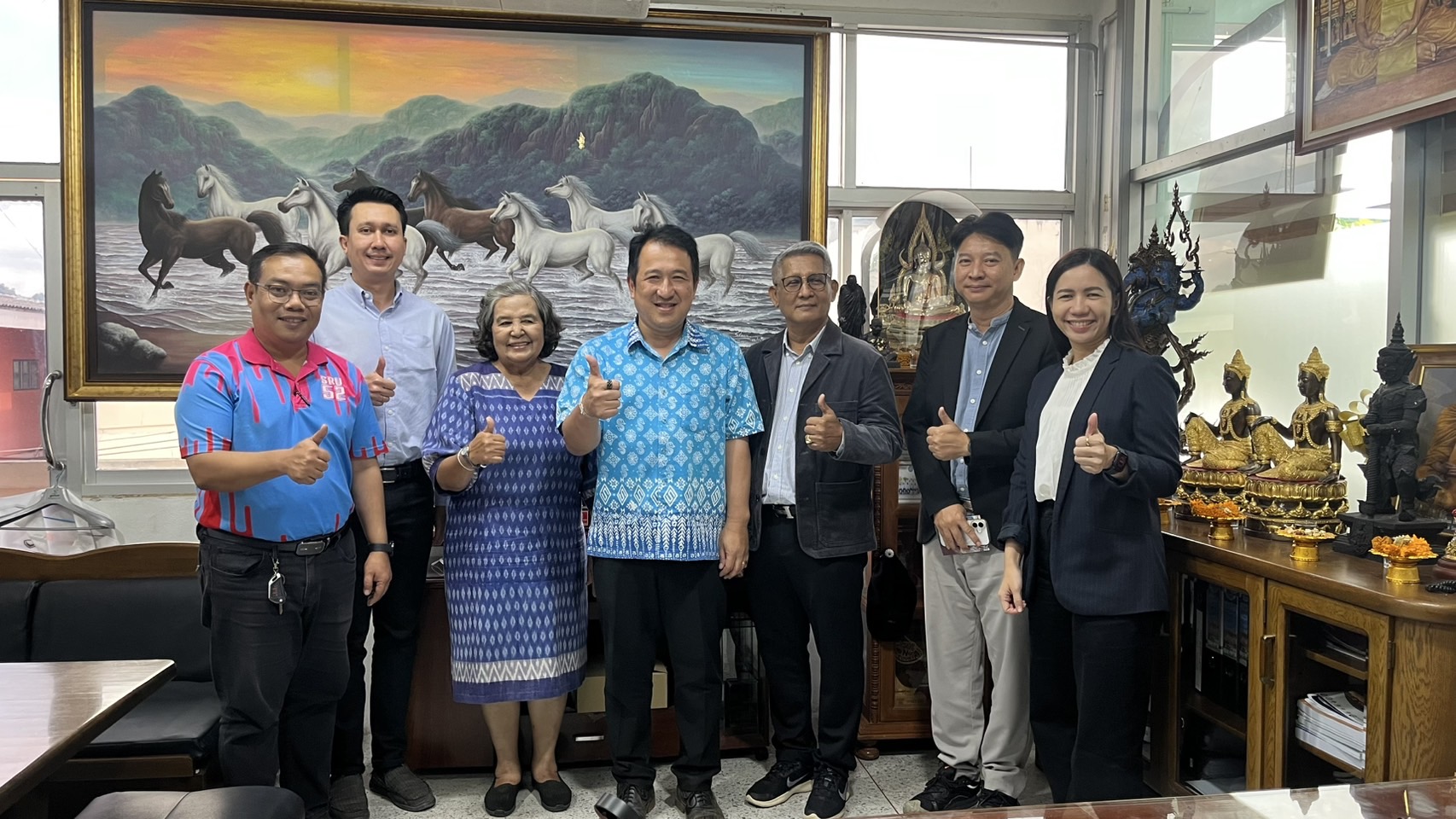 ศูนย์ประสานงาน อพ.สธ.-มรส. ขับเคลื่อนโครงการยกระดับการท่องเที่ยวโดยชุมชนภายใต้ผลไม้อัตลักษณ์ภาคใต้ฯ (เงาะนาสาร) ร่วมหารือนายกเทศมนตรีเมืองนาสาร