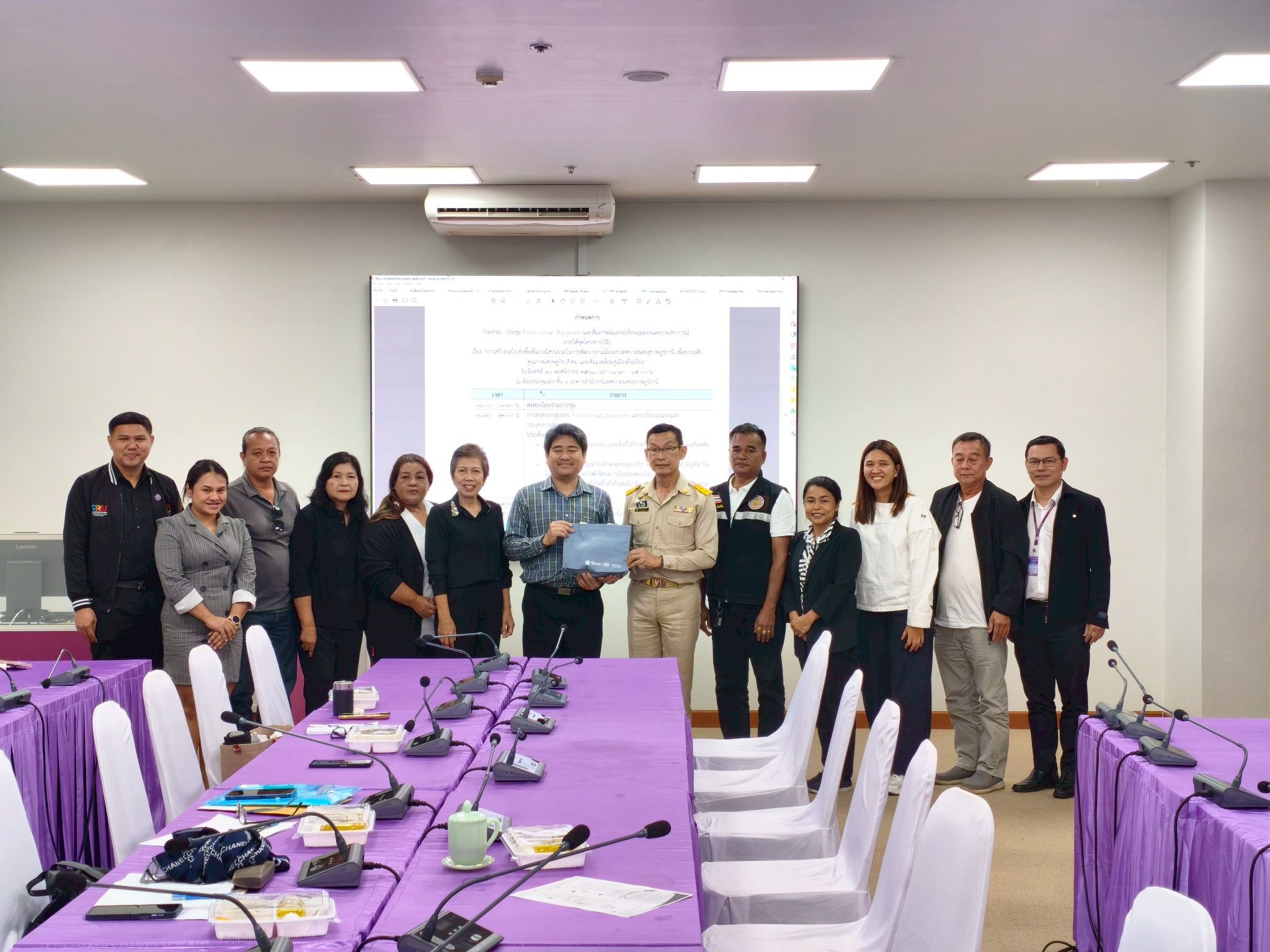 สวพ.ร่วมประชุม Focus Group Discussion ขับเคลื่อนงานวิจัยเชิงพื้นที่ ยกระดับเมืองเก่าสุราษฎร์ฯ สู่เมืองอัจฉริยะ