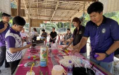 ชูแนวคิด BCG พลิกฟื้นสิ่งแวดล้อมชุมชนบางไทร ยกระดับ ‘วัสดุเหลือทิ้งต้นจาก’ สู่ถ่านอัดแท่งสร้างรายได้หมุนเวียนฐานราก