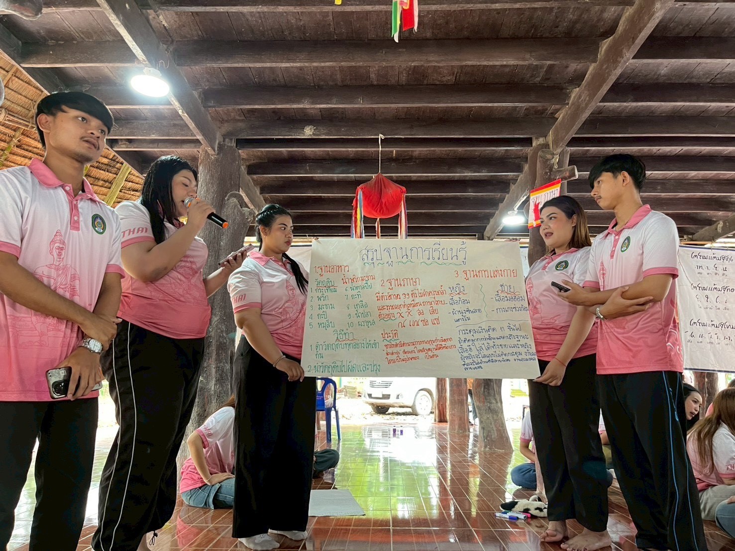 โครงการพัฒนาศักยภาพนักศึกษา คณะมนุษยศาสตร์และสังคมศาสตร์ กิจกรรมที่ 15 เรียนรู้เชิงปฏิบัติการวัฒนธรรมกลุ่มชาติพันธุ์ไทยทรงดำสัญจร