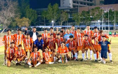 ทีมนักกีฬาฟุตบอลชายของคณะมนุษยศาสตร์และสังคมศาสตร์ คว้ารางวัลชนะเลิศการแข่งขันฟุตบอลชาย ในการแข่งขันกีฬาราชพฤกษ์เกมส์ ครั้งที่ 20