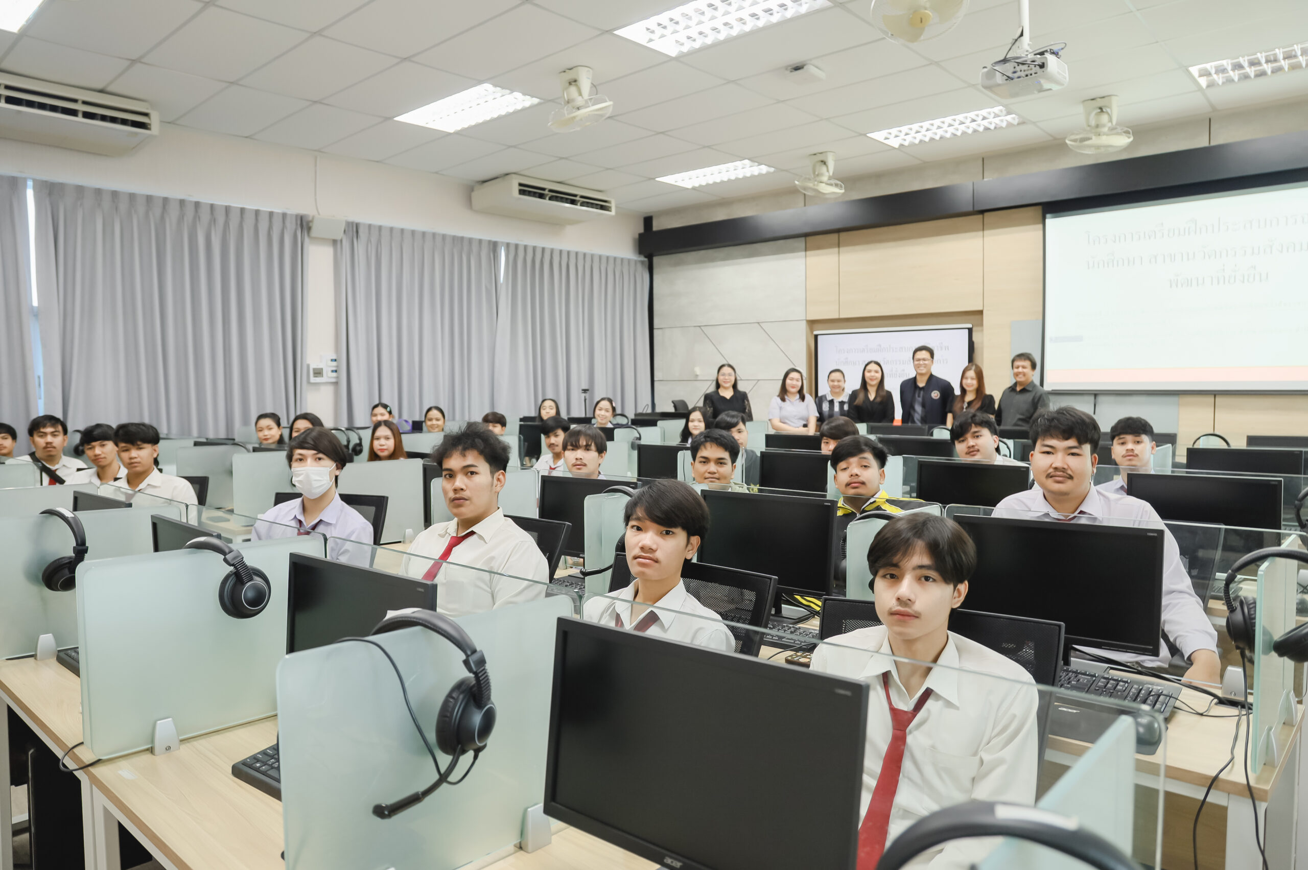 สาขาวิชานวัตกรรมสังคมเพื่อการพัฒนาที่ยั่งยืนจัดโครงการ“การอบรมเชิงปฏิบัติการงานสารบรรณเบื้องต้น”