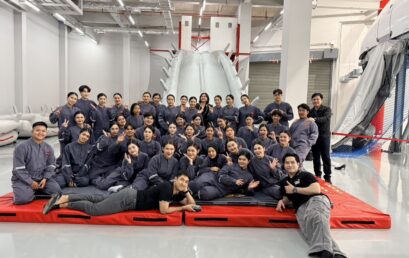 นักศึกษาธุรกิจการบิน ปี 3 ร่วมโครงการ “ติดปีกคนการบิน” ณ AirAsia Academy