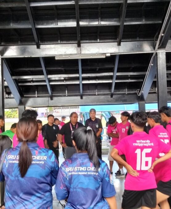 รายงานผลการดำเนินงานโครงการพัฒนาศักยภาพนักศึกษาสู่ความเป็นเลิศกีฬาฟุตบอลมหาวิทยาลัยราชภัฏสุราษฎร์ธานี ประจำปีงบประมาณ 2568