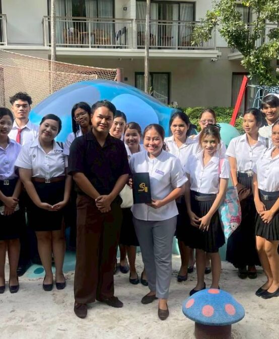 นักศึกษาโรงแรม เรียนรู้ประสบการณ์จริง ณ Holiday Inn Resort Samui Bophut Beach