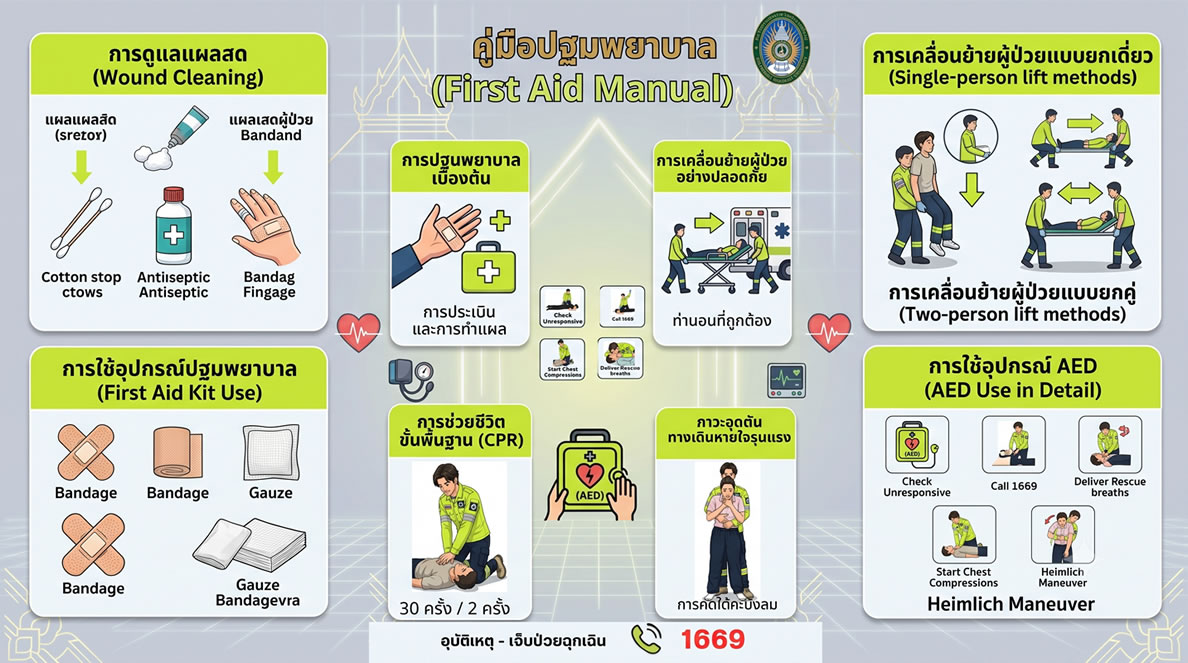 มรภ.สุราษฎร์ธานี รุกเสริมสร้างพลังสุขภาพชุมชน มอบนวัตกรรมคู่มือปฐมพยาบาลเบื้องต้น หนุนการท่องเที่ยวเชิงสร้างสรรค์ ตำบลด่านสวี อย่างยั่งยืน