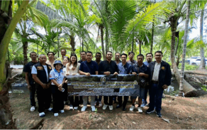 มหาวิทยาลัยราชภัฏสุราษฎร์ธานีลงพื้นที่ศึกษาผลกระทบการรุกล้ำของน้ำทะเลที่มีต่อชุมชนและให้ชุมชนมีส่วนร่วมในการหาแนวทางจัดการอย่างยั่งยืน