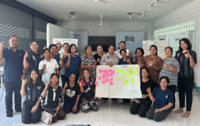มรภ.สุราษฎร์ธานี ถ่ายทอดองค์ความรู้ด้านการบริหารจัดการความเสี่ยงยกระดับศักยภาพเกษตรกรผู้ปลูกขมิ้นชัน