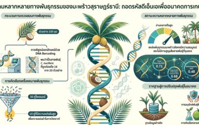 มรส. เดินหน้าอนุรักษ์พันธุกรรมมะพร้าว 19 อำเภอ 100 ตัวอย่าง สร้างฐานข้อมูลทรัพยากรท้องถิ่นสู่การพัฒนาอย่างยั่งยืน