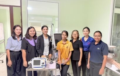 โครงการอบรมเชิงปฏิบัติการการใช้อุปกรณ์เครื่องมือทางการแพทย์และการบำรุงรักษาเพื่อการพัฒนาอย่างยั่งยืน