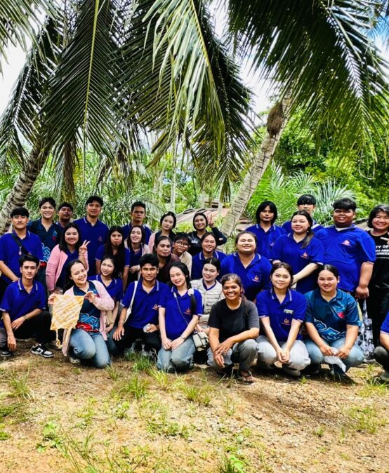 สาขาวิชาการจัดการทางวัฒนธรรม มรส. นำนักศึกษาลงพื้นที่บ้านเกาะน้อย บูรณาการภูมิปัญญาท้องถิ่น “หมาก” สู่การพัฒนาที่ยั่งยืนตามแนวทาง SDGs