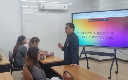 THM เสริมทักษะภาษาอังกฤษนักศึกษาปี 4 เตรียมพร้อมสัมภาษณ์งาน สู่โลกการทำงานด้านการท่องเที่ยวและบริการอย่างมืออาชีพ