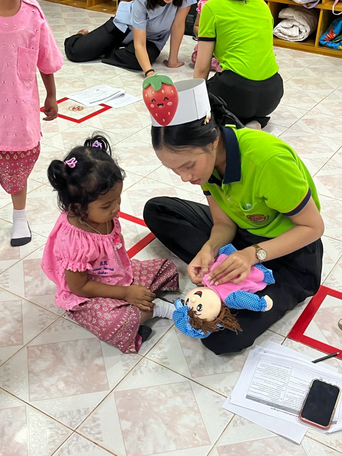 โครงการสร้างเสริมสุขภาวะชุมชนท้องถิ่น กิจกรรมส่งเสริมพัฒนาการเด็กปฐมวัย: การประเมินการเจริญเติบโตและส่งเสริมพัฒนาการเด็กปฐมวัย