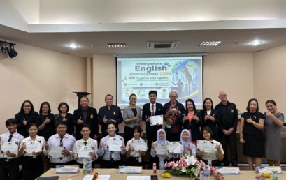 คณะมนุษยศาสตร์และสังคมศาสตร์ มหาวิทยาลัยราชภัฏสุราษฎร์ธานี จัดการประกวดสุนทรพจน์ภาษาอังกฤษระดับอุดมศึกษา ภายใต้หัวข้อ “English for Social Engineers: Connecting Cultures, Creating a Sustainable Future”