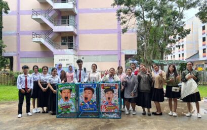 นักศึกษาวิชาวิศวกรสังคม ครุศาสตร์ ราชภัฏสุราษฎร์ธานี ลงมือสร้างต้นแบบจุดคัดแยกขยะ ขับเคลื่อนเศรษฐกิจหมุนเวียนจากห้องเรียนสู่ชุมชน