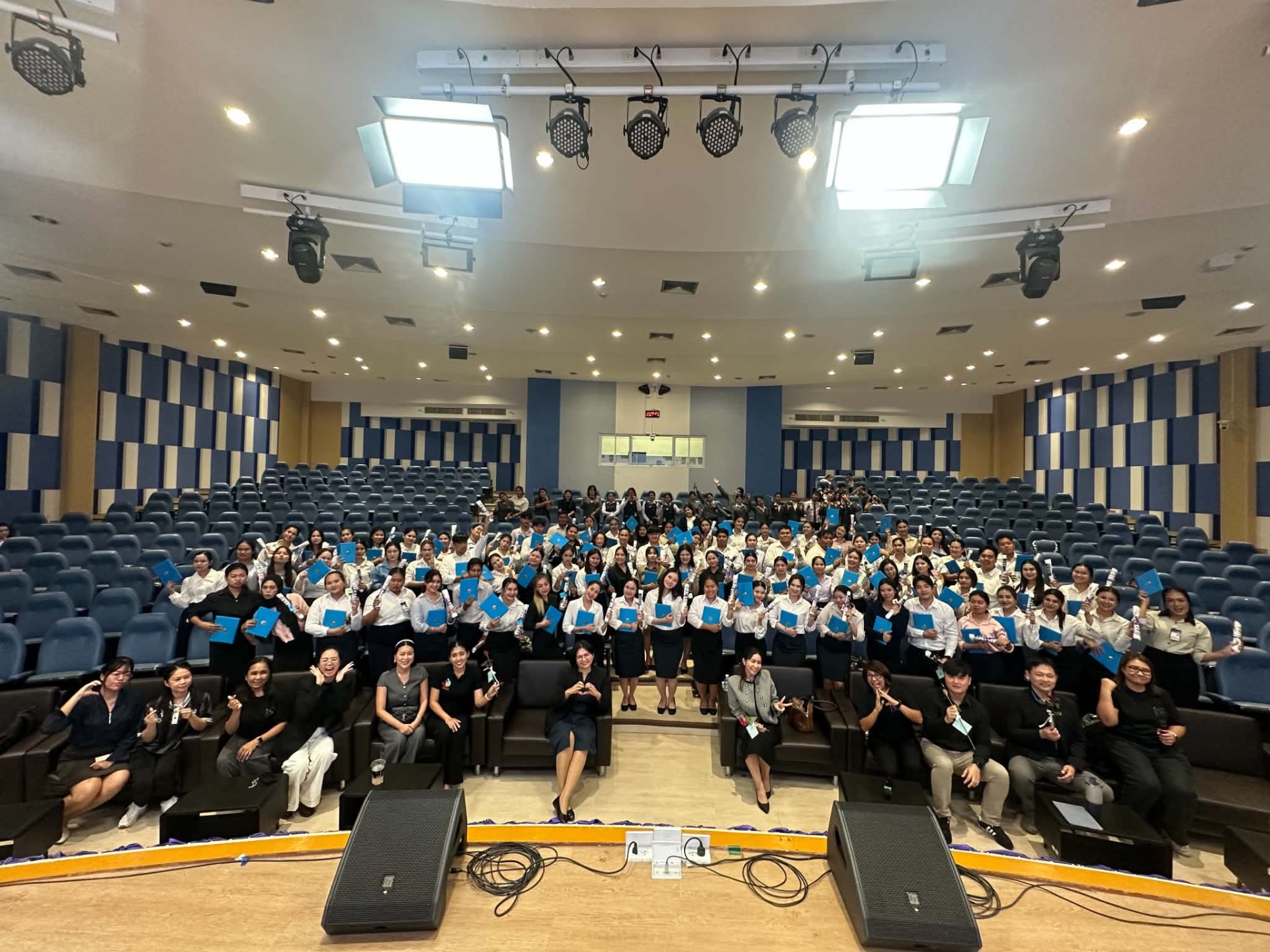 บรรยากาศแห่งความภาคภูมิใจ บัณฑิตวิทยาลัยนานาชาติการท่องเที่ยวร่วมฝึกซ้อมพิธีพระราชทานปริญญาบัตร ประจำปี 2569