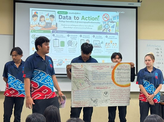 คณะวิทย์ฯ มรส. เดินหน้า “พื้นที่เรียนไร้ควัน” ผสานพลังนักศึกษานิติศาสตร์ ลุยนวัตกรรมลดการสูบบุหรี่ ตอบโจทย์ SDG 3 คณะวิทย์ฯ มรส. เดินหน้า “พื้นที่เรียนไร้ควัน” ผสานพลังนักศึกษานิติศาสตร์ ลุยนวัตกรรมลดการสูบบุหรี่ ตอบโจทย์ SDG 3