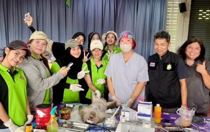 คณะวิทย์ฯ มรส. จับมือส่วนอนุรักษ์สัตว์ป่า ลุยพื้นที่ศึกษาลิงแสมปากกระแดะ สร้างองค์ความรู้หนุนคนกับสัตว์ป่าอยู่ร่วมกันอย่างยั่งยืน ตอบโจทย์ SDG